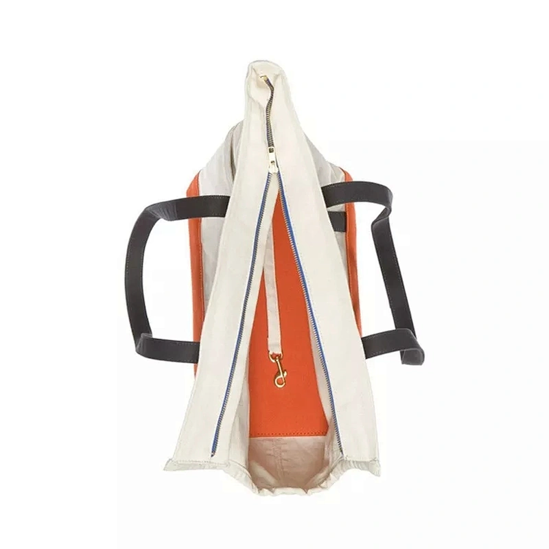 Wholesale Canvas Foldable Travel Tote pet training bag dog treat pouch outdoor carrier bag