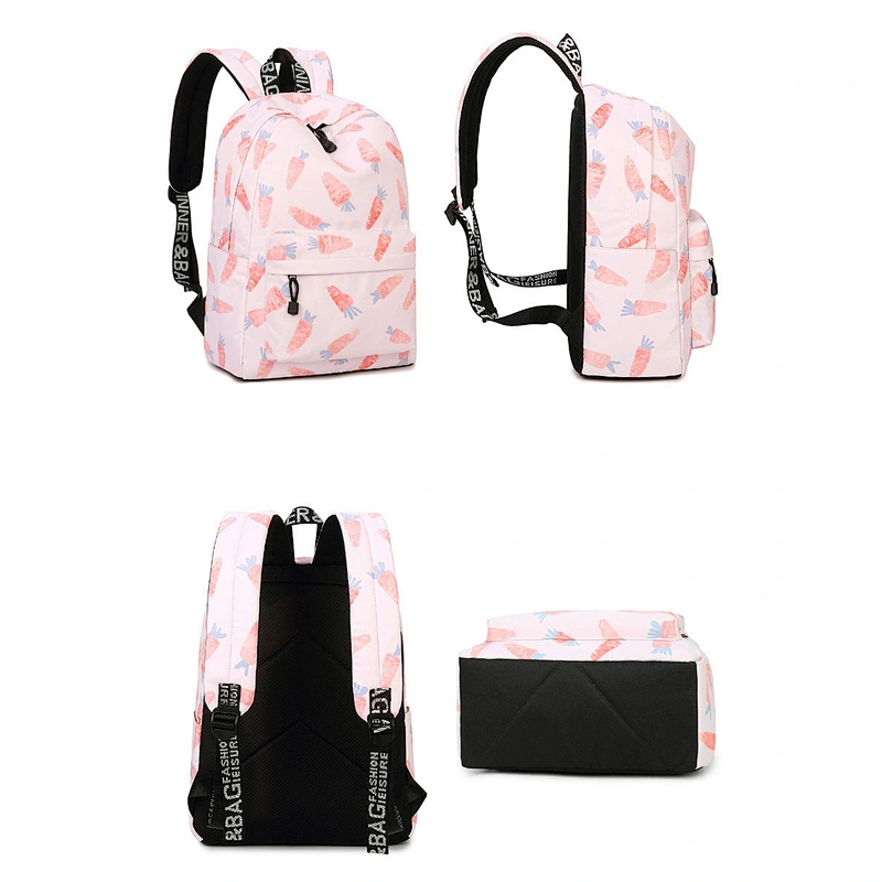 Online Fashionable Polyester Nice College Backpacks Girl School Bags