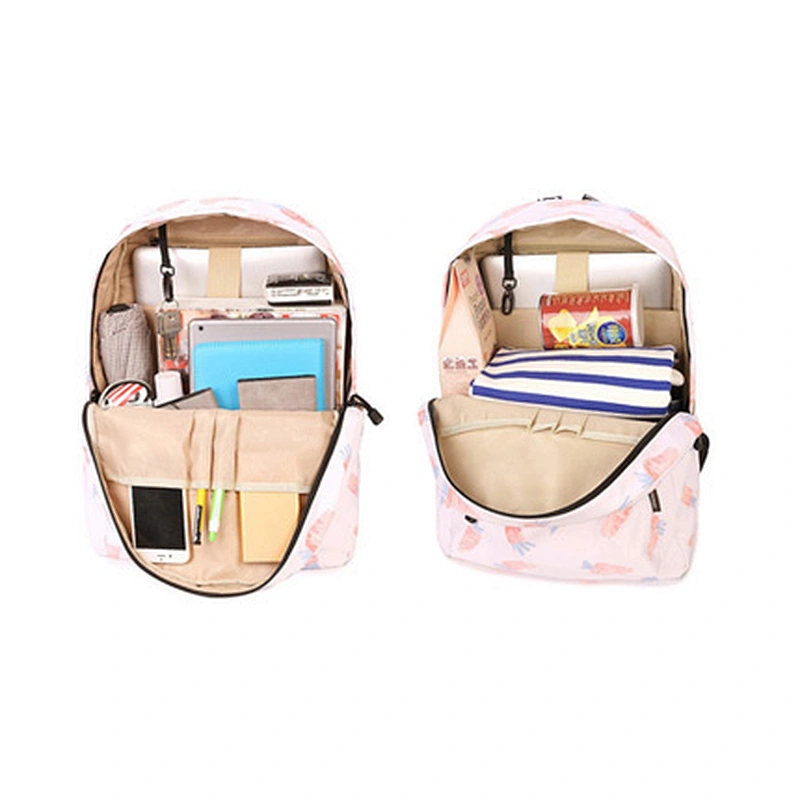 Online Fashionable Polyester Nice College Backpacks Girl School Bags