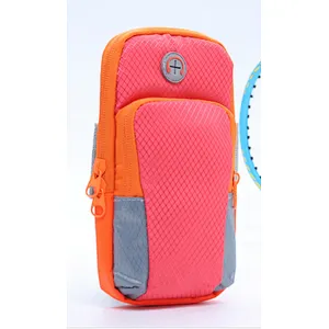 BSCI Wholesale Amazon High Quality Outdoors Wrist Elastic Sports Jogging Arm Bag Running Mobile Bag for Hold Money Cards and Keys