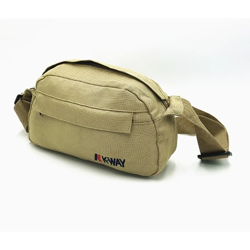 Simple Cotton Fanny Pack Men Waist Belt Bag For Travel