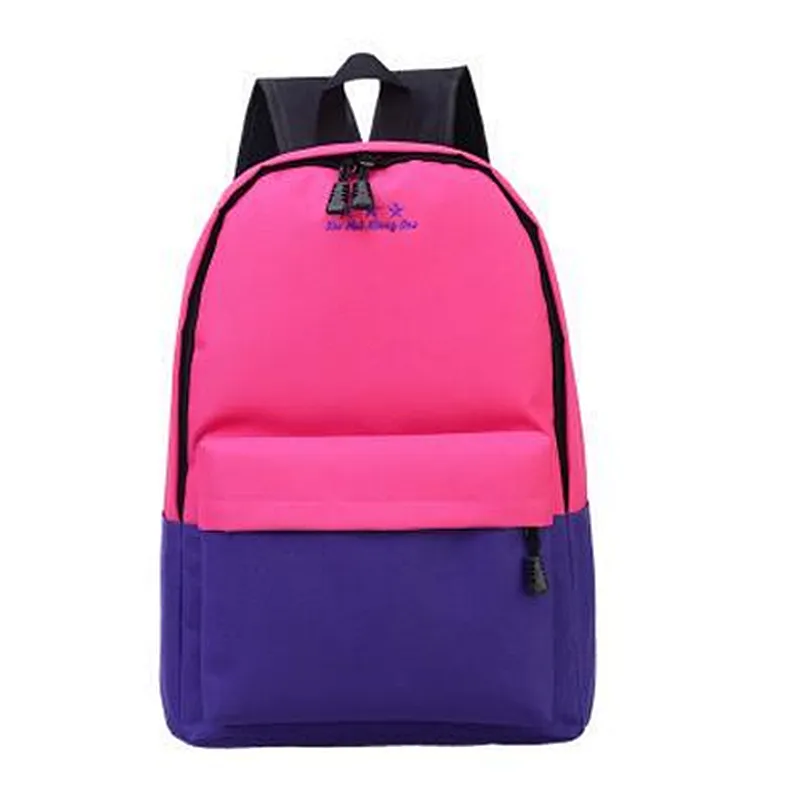 Hot Sale Wholesale Simple Low MOQ Promotional gift school bags backpack polyester teenagers school kids mochila bag backpack
