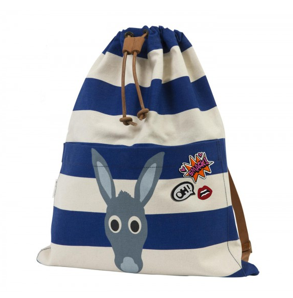 BSCI Wholesale Cotton Sports Drawstring Backpack Custom Logo Fitness Canvas Drawstring Bags For Promotion