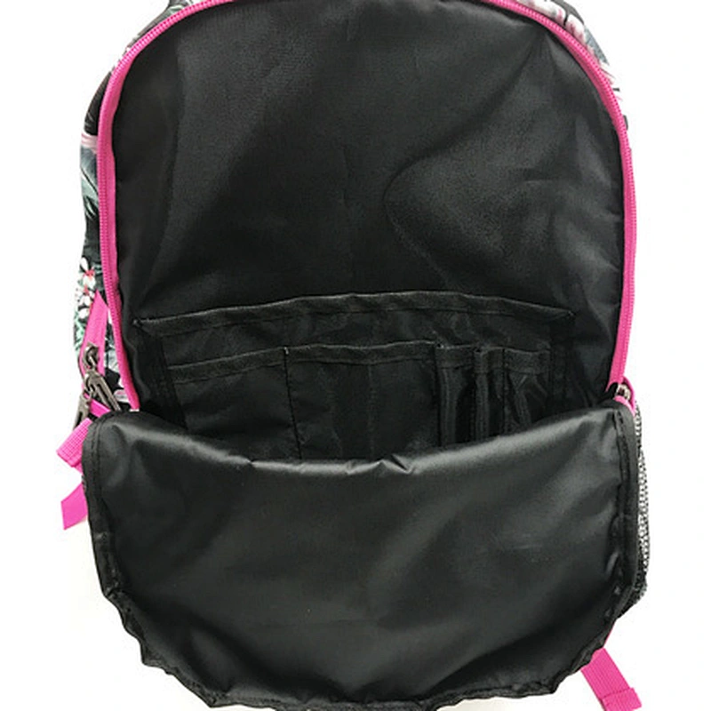 Custom printed full pattern fashion women college girls student school bags backpacks daily backpacks school bagpack