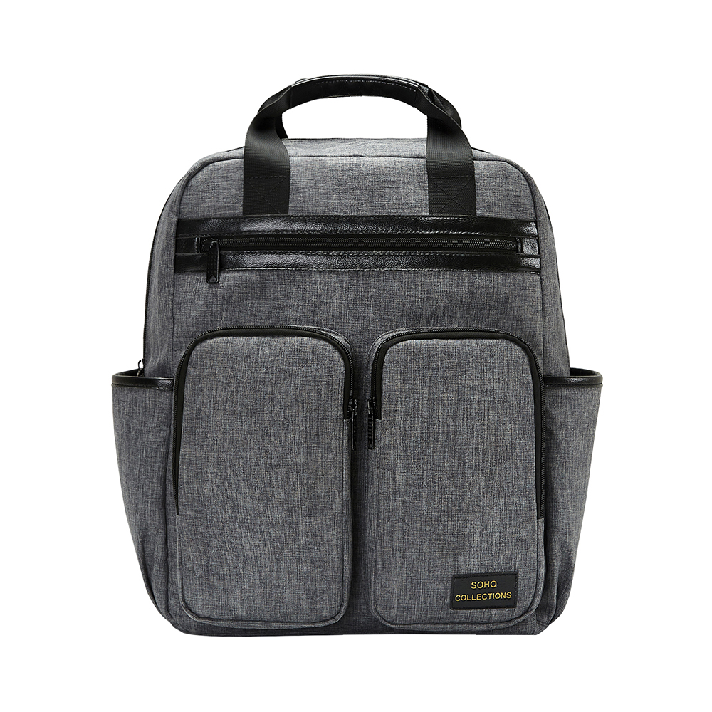 BSCI Wholesale Amazon High Quality Fashionable New Solid Mummy Bag Large Capacity Light Nappy Bag Diaper Bag Backpack