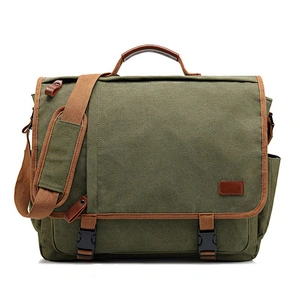 BSCI Wholesale Amazon Computer and Documents Notebook colleague shoulder work canvas custom laptop bag