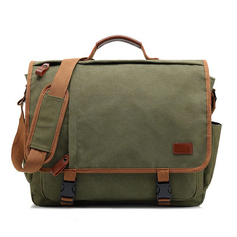 BSCI Wholesale Amazon Computer and Documents Notebook colleague shoulder work canvas custom laptop bag