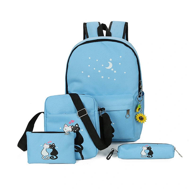 School Bags Set Kids Girls Boys Custom logo Waterproof Student's Schoolbag Set Backpack Book Bags Backpacks For Teenagers