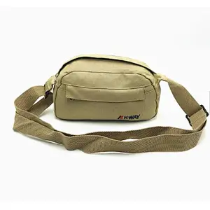 Simple Cotton Fanny Pack Men Waist Belt Bag For Travel