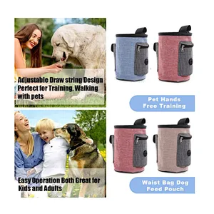 Outdoor Travel Pet Dog Treat Training Pouch Dog Poop Bag Dispenser Holder