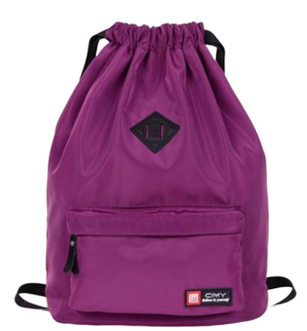 BSCI Wholesale Amazon high quality Drawstring Backpack String Bag Water Resistant Nylon for Gym Shopping Sport Yoga