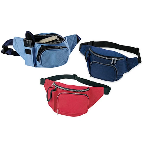 Shoulder strap waist bag with mobile phone telephone holder