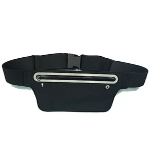 BSCI Wholesale Amazon High Quality Waterproof Waist bag Single Pocket Sport Phone Waist Bag Running Belt Bag