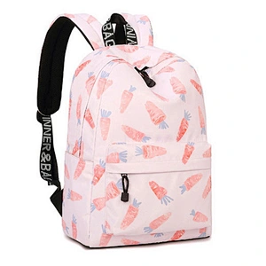 Online Fashionable Polyester Nice College Backpacks Girl School Bags