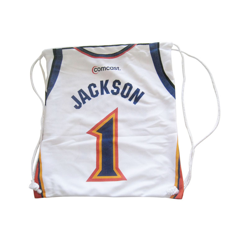 BSCI Wholesale custom 2022 World Cup soccer training travel camping drawstring backpack bag