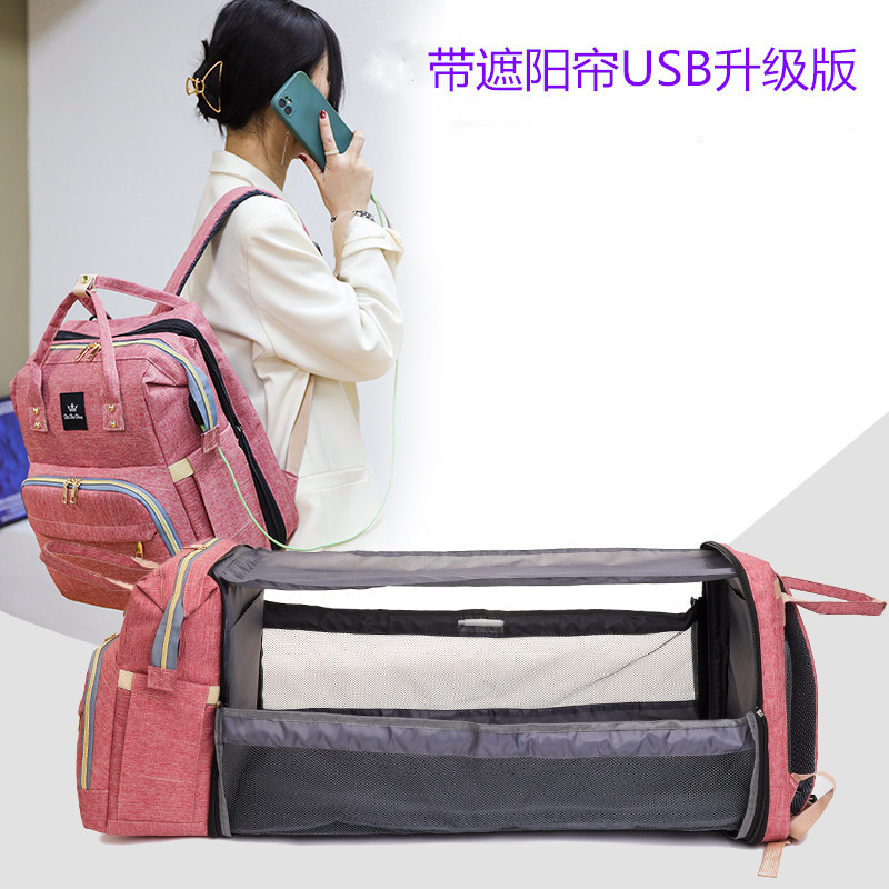 Mummy Multifunctional Portable Baby Nappy Backpack Diaper Bag