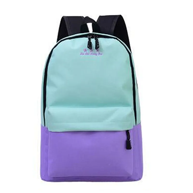 Hot Sale Wholesale Simple Low MOQ Promotional gift school bags backpack polyester teenagers school kids mochila bag backpack