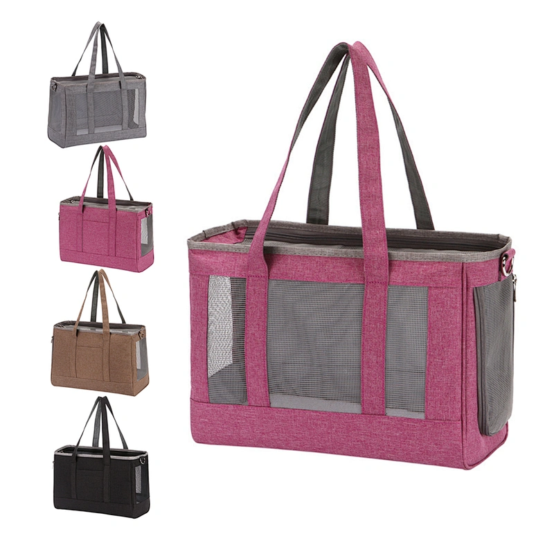 High quality durable and breathable polyester pet carry bag for outdoor travel use