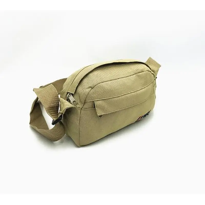Simple Cotton Fanny Pack Men Waist Belt Bag For Travel