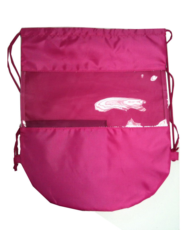 BSCI Wholesale Amazon High Quality Outdoors PVC Custom Logo Printing Draw String Bag Polyester Drawstring Bag