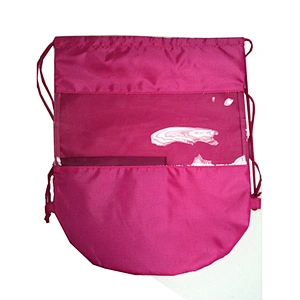 BSCI Wholesale Amazon High Quality Outdoors PVC Custom Logo Printing Draw String Bag Polyester Drawstring Bag