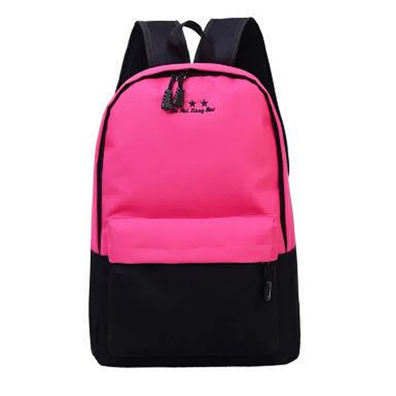 Hot Sale Wholesale Simple Low MOQ Promotional gift school bags backpack polyester teenagers school kids mochila bag backpack