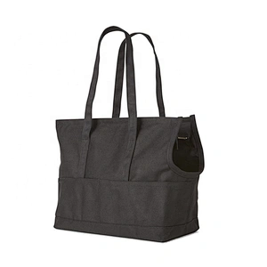 Wholesale Canvas Foldable Travel Tote pet training bag dog treat pouch outdoor carrier bag