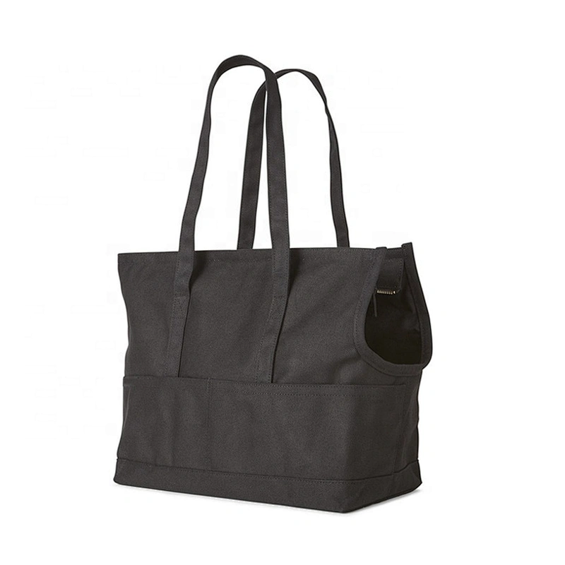 Wholesale Canvas Foldable Travel Tote pet training bag dog treat pouch outdoor carrier bag