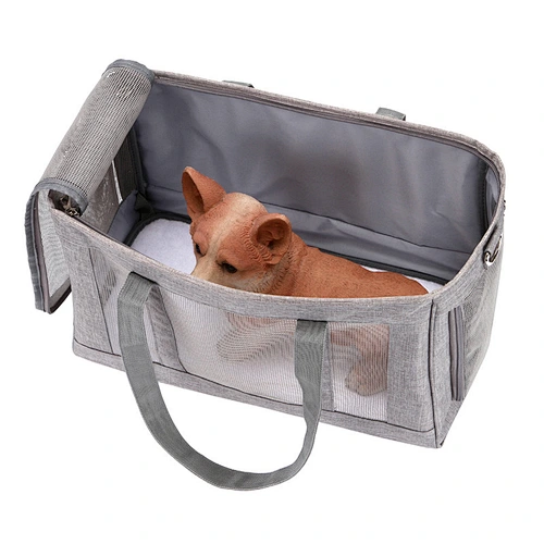 High quality durable and breathable polyester pet carry bag for outdoor travel use