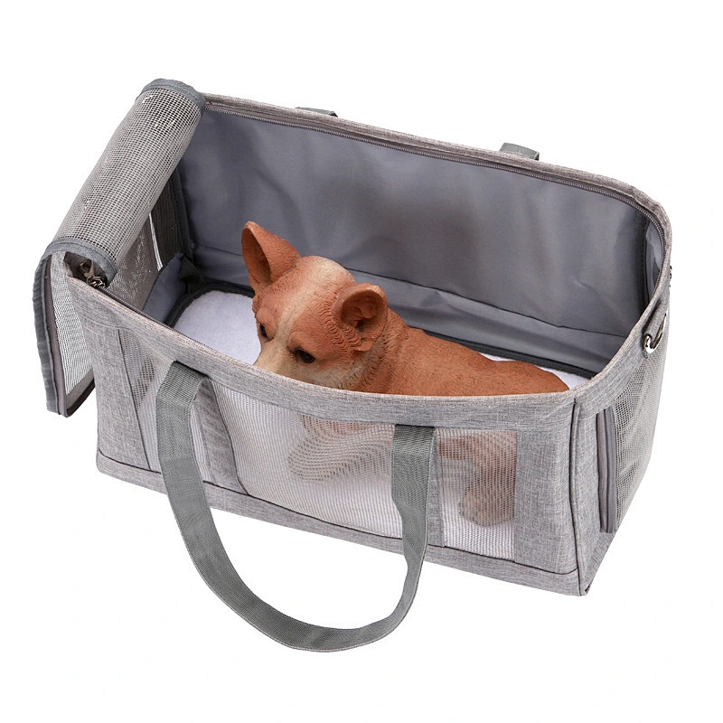 High quality durable and breathable polyester pet carry bag for outdoor travel use