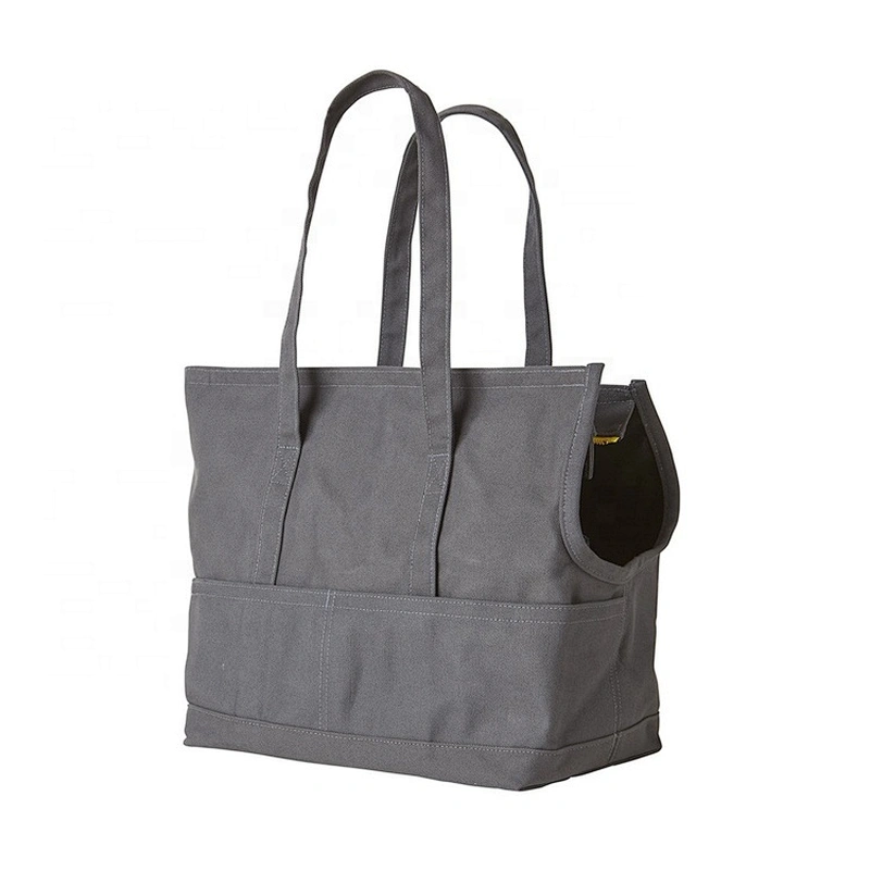 Wholesale Canvas Foldable Travel Tote pet training bag dog treat pouch outdoor carrier bag
