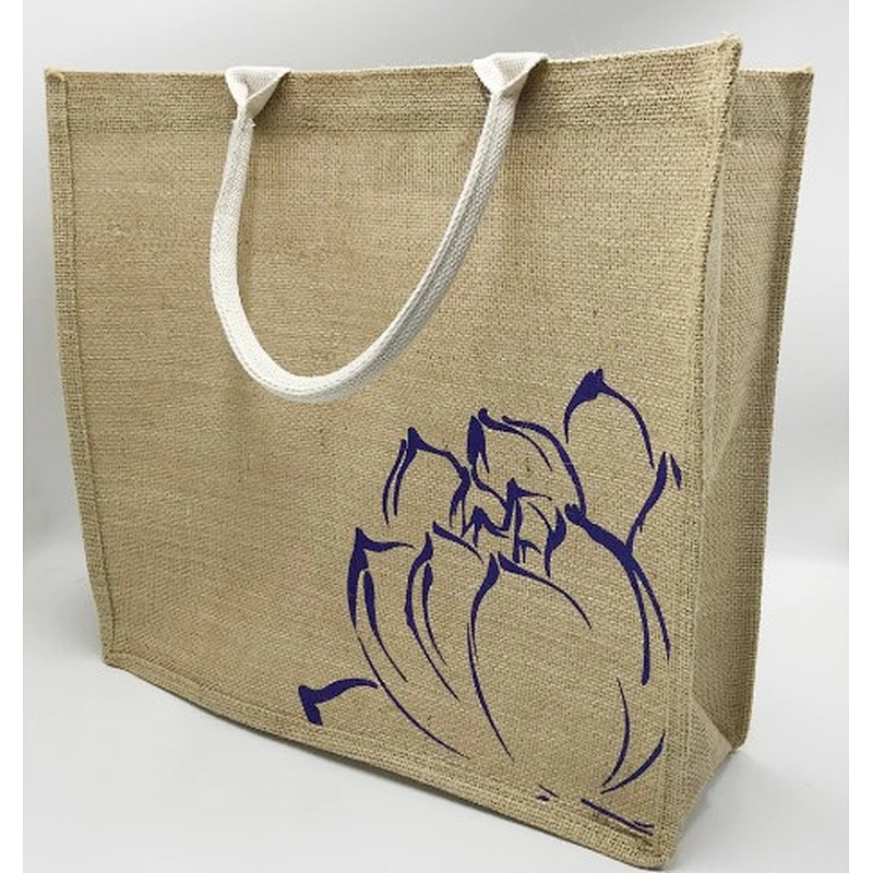 High quality 100% jute laminated PU backing jute