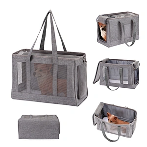 High quality durable and breathable polyester pet carry bag for outdoor travel use