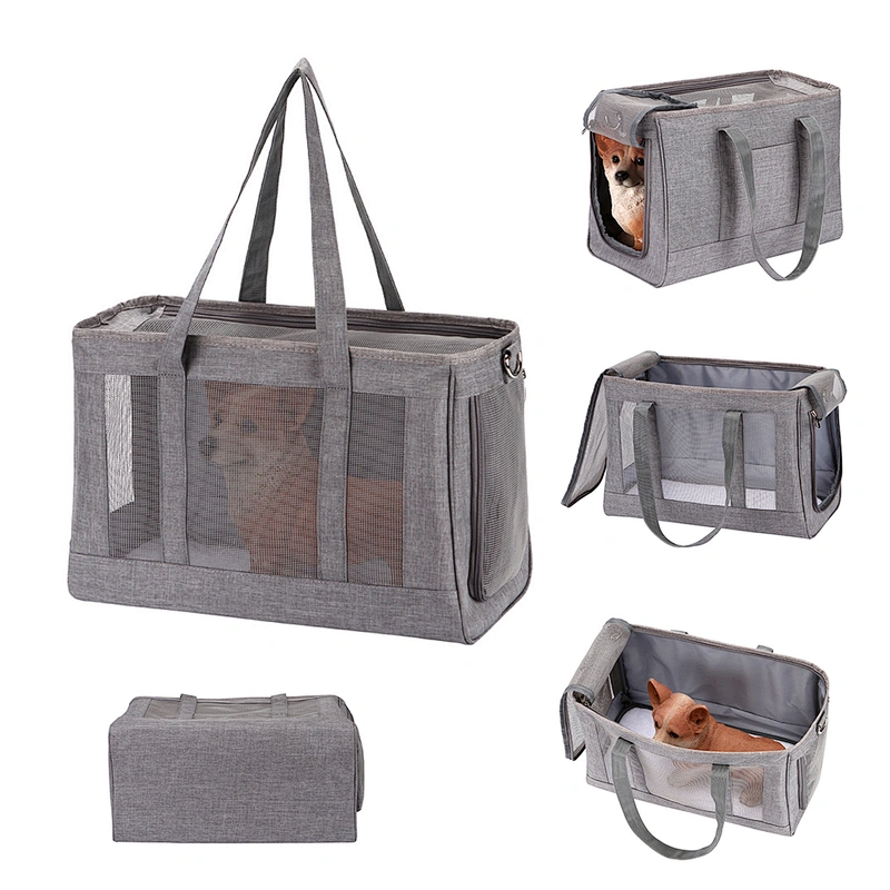 High quality durable and breathable polyester pet carry bag for outdoor travel use