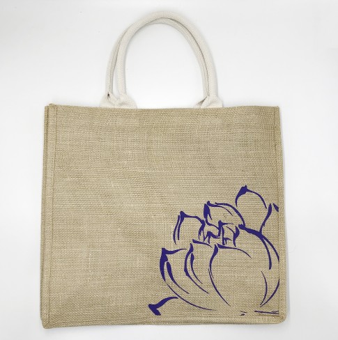 High quality 100% jute laminated PU backing jute
