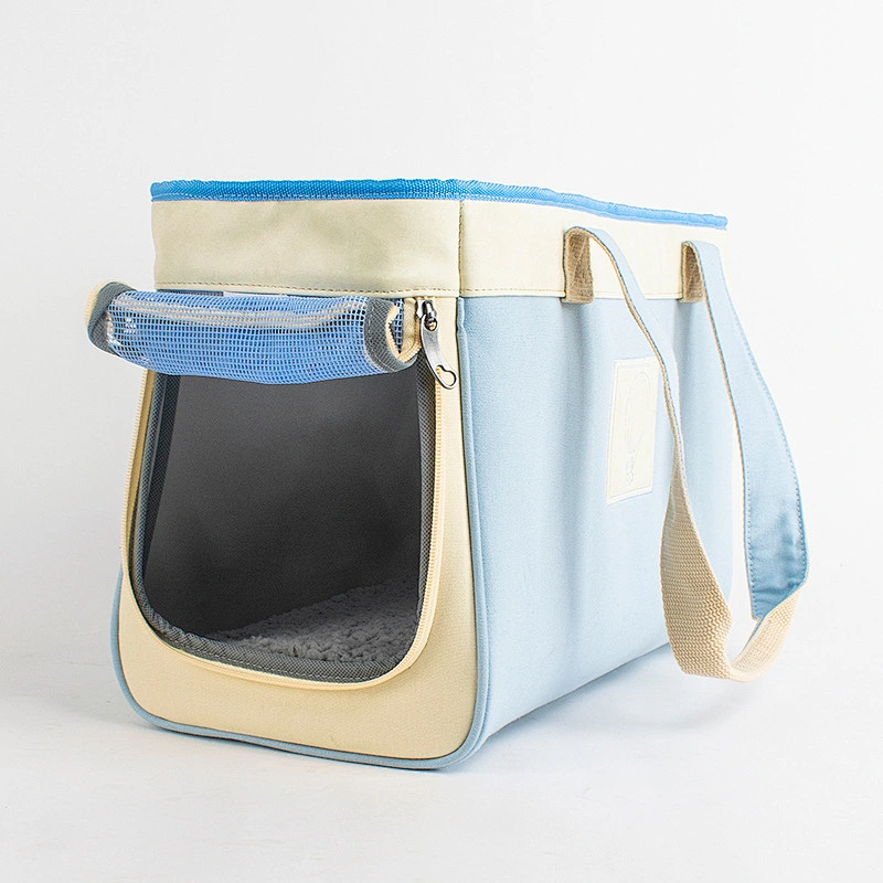 BSCI Mesh cloth good air permeability travel cat carriers pet bags