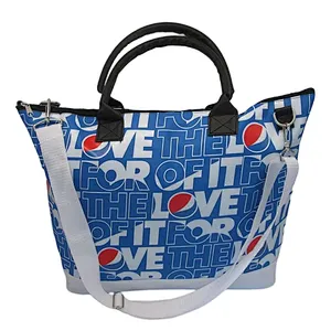 all over printing polyester beach tote bags with pockets