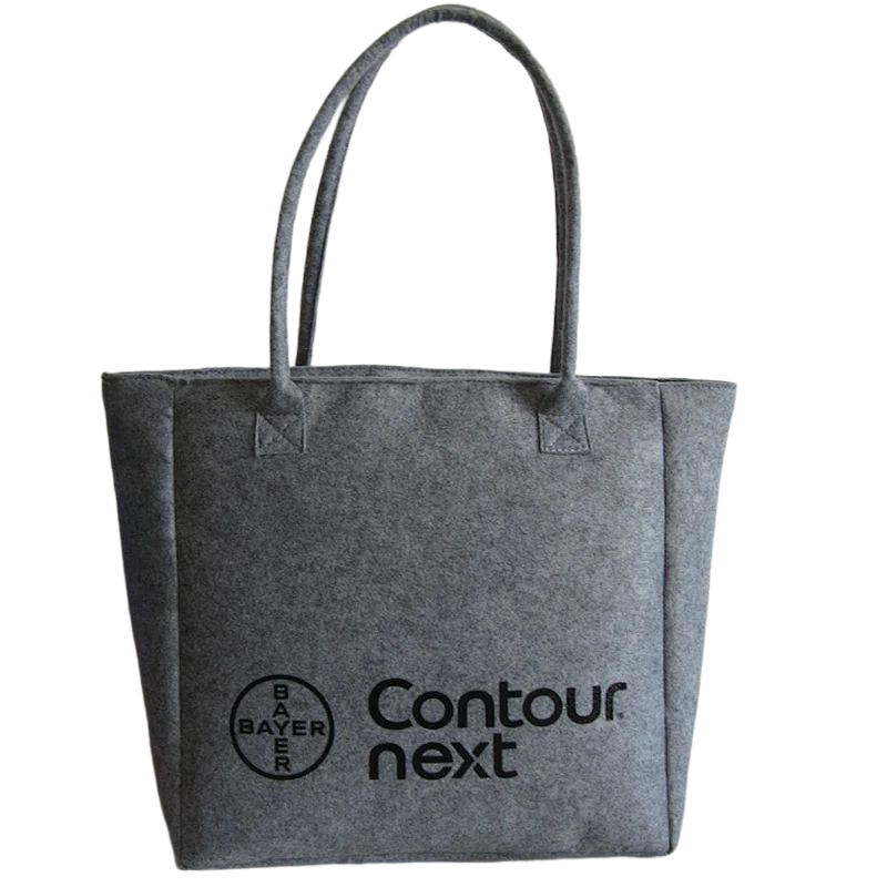 Promotion felt grow shoping storage tote bag organizer