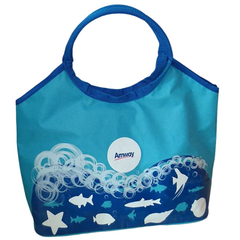 Wholesale boho custom promotional rubber beach bag