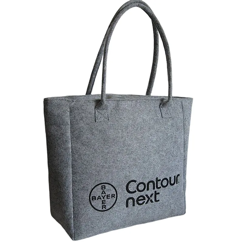 Promotion felt grow shoping storage tote bag organizer