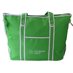 2022 Bayer Green polyester patterned shopping tote bag