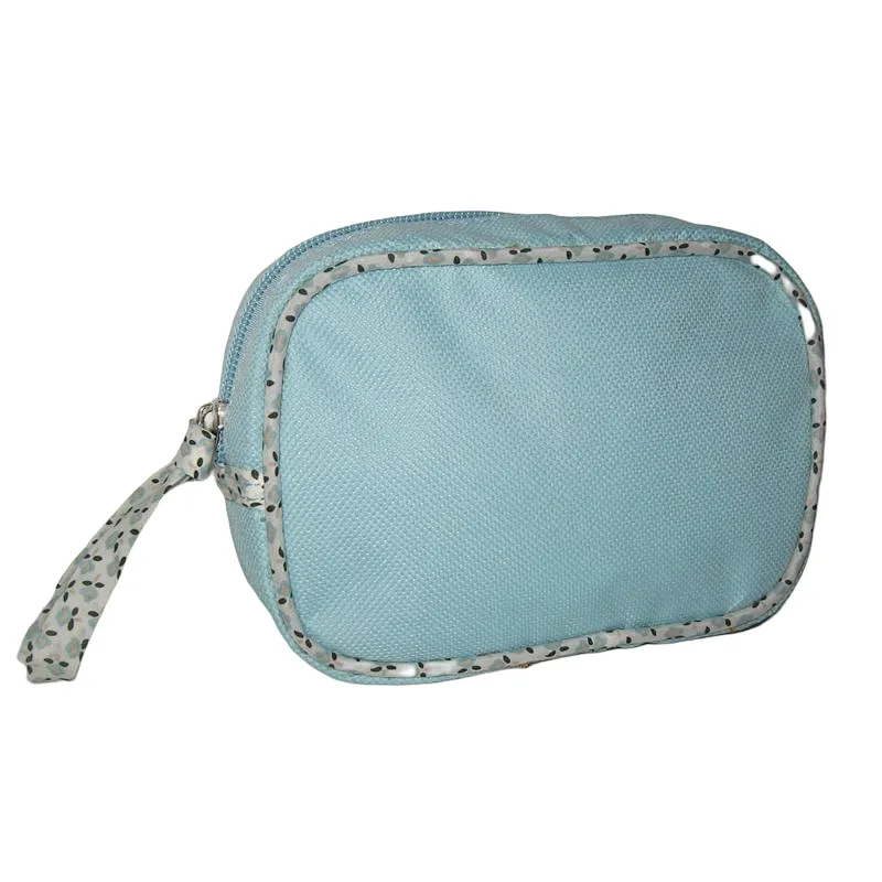 Shell shaped cosmetic bag