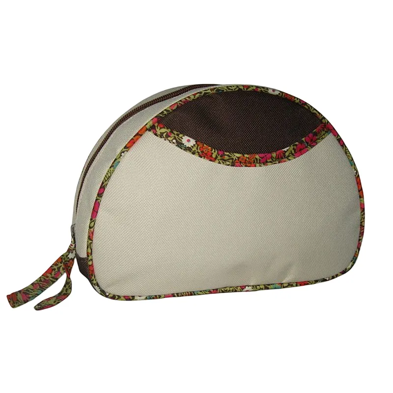 Shell shaped cosmetic bag