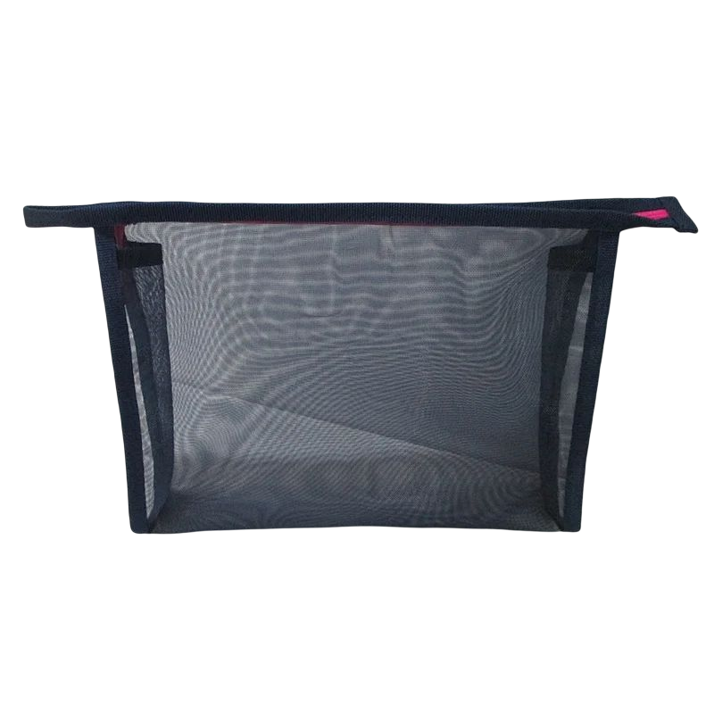 BSCI OEM nylon mesh net cosmetic makeup bag
