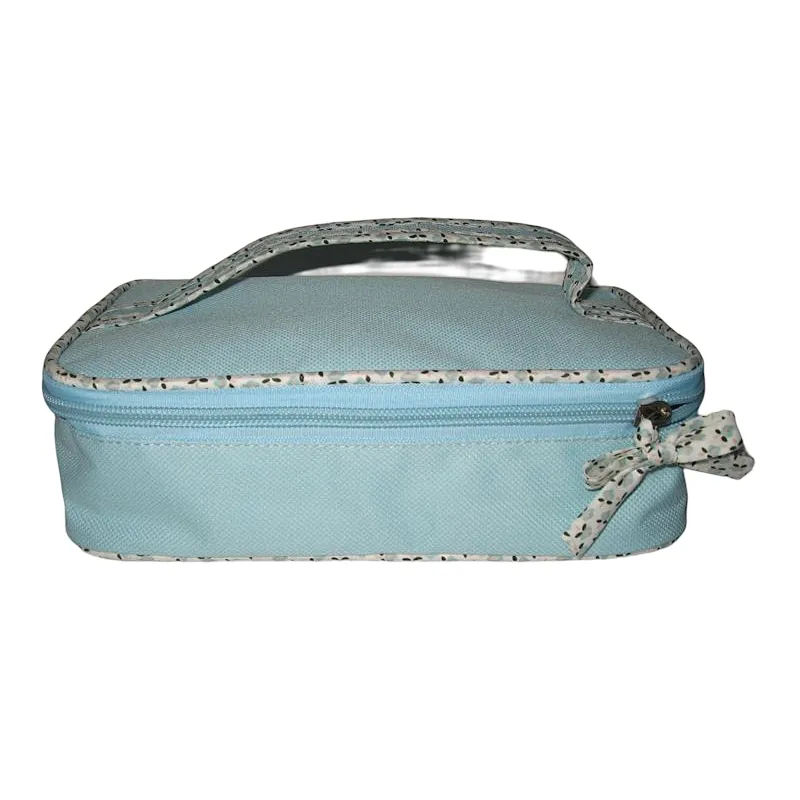 Shell shaped cosmetic bag