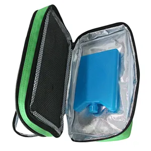 High quality double zipper compartment cooler bag