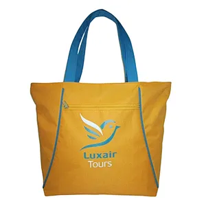 Small custom printed logo reusable washable silk waterproof pocket shopping tote bag