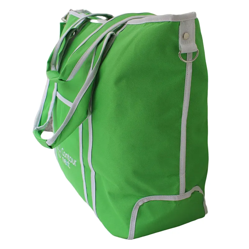 2022 Bayer Green polyester patterned shopping tote bag