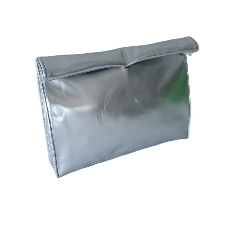 BSCI promotion women leather travel roll up cosmetic bag