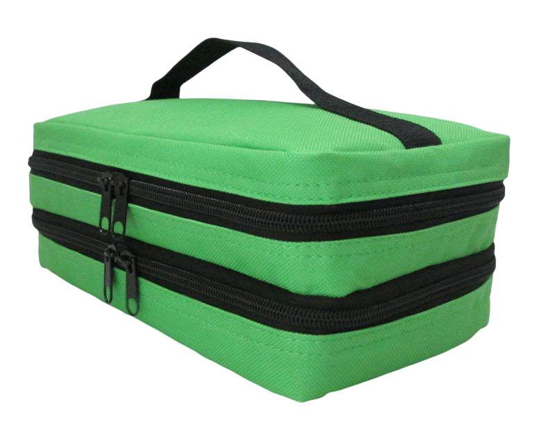 High quality double zipper compartment cooler bag